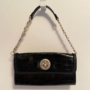 Abigail Riggs Miss Bouvier Embossed Clutch Shoulder Bag Limited Edition #835